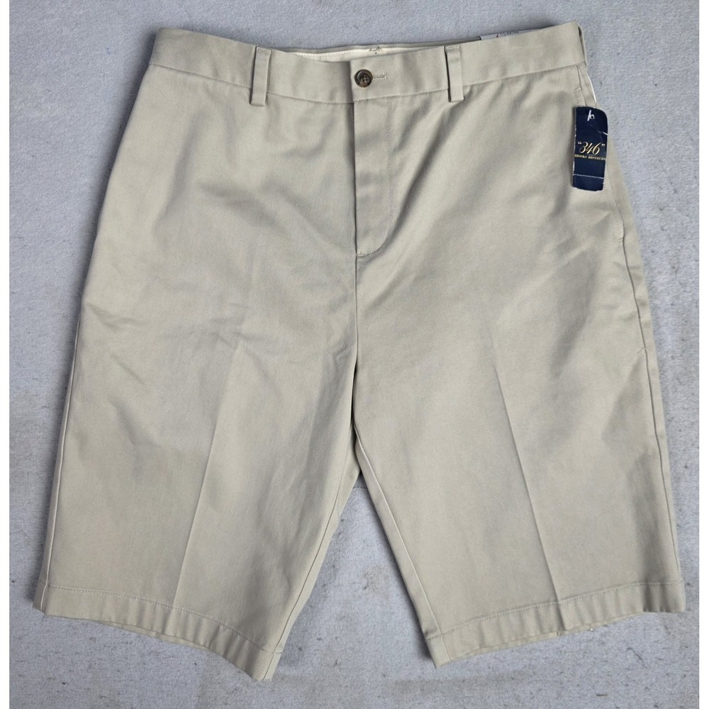 NWT Brooks Brothers Boy's Light Khaki Shorts Size 20 Chino Casual Spring Summer